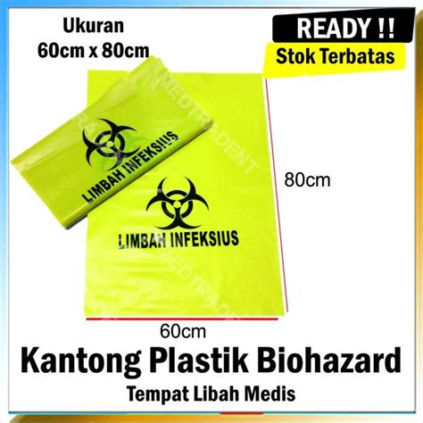 Jual Plastik Kantong Sampah Biohazard Limbah Medis Uk X Cm Jual