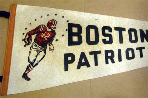 Lot Detail 60s Boston Patriots Afl Pennant Rare