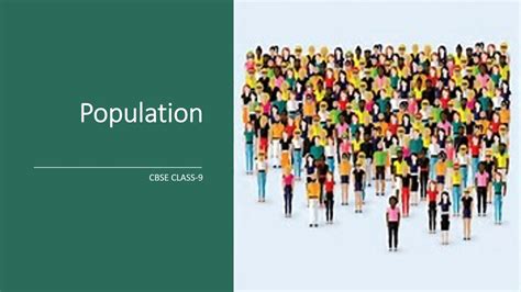 Cbse Class 9 Geography Chapter Population Youtube