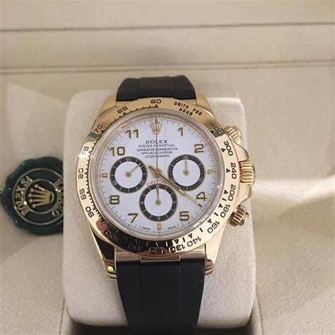 Fs Near Mint Rolex Daytona K Yg White Dial Zenith Movement U