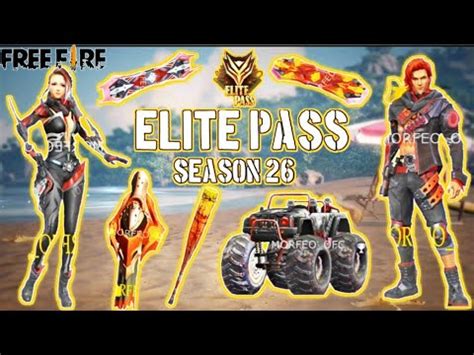 Free Fire Season 26 Elite Pass Full Review July Elite Pass Full