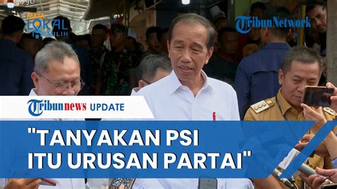 Respons Jokowi Soal Kaesang Didorong Maju Pilkada Bekasi Tanyakan Psi