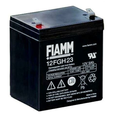 Fiamm Batteria Al Piombo Ricaricabile 12V 1 2Ah Uso Antifurto