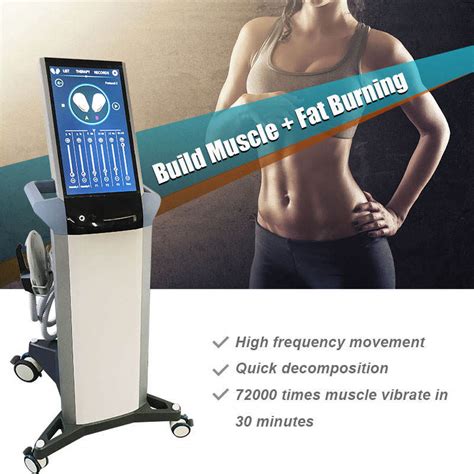 Body Sculpting Muscle Build Fat Burn Technology Aesthetic System Em