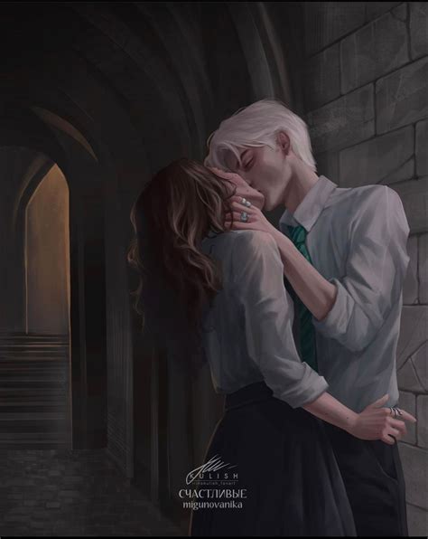 Pin on Dramione Fanart | Draco and hermione fanfiction, Draco malfoy ...