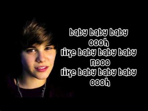 Justin Bieber Baby Lyrics - YouTube