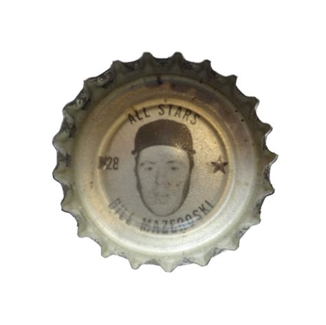 Coke Fanta Orange Bottle Cap Bill Mazeroski Pittsburgh Pirates