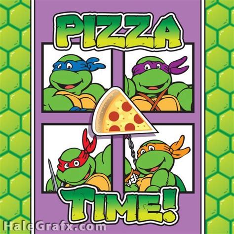 Teenage Mutant Ninja Turtles Pizza Box Invitations