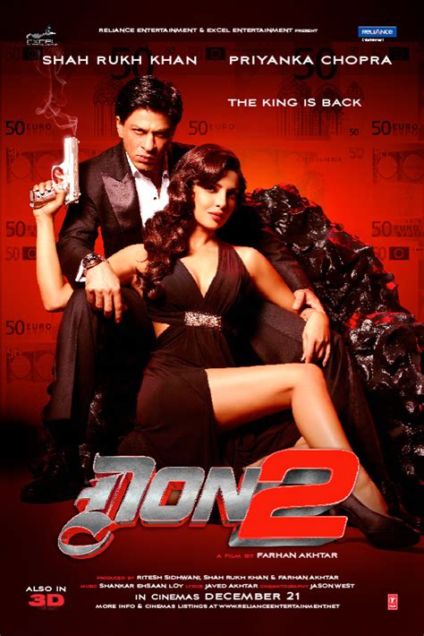 Don 2 English Trailer and Poster Revealed- SRK channels his inner Bond - HeyUGuys