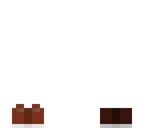 Brown Boots Template | Minecraft Skin