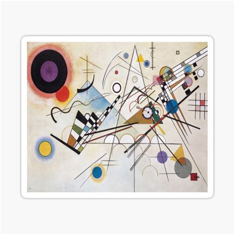 Wassily Kandinsky Sticker For Sale By Youssef Art Redbubble