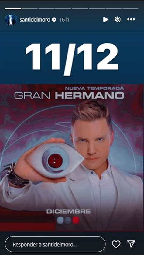 Gran Hermano 2023 Santiago Del Moro Confirmó La Fecha De Estreno De La Nueva Edición