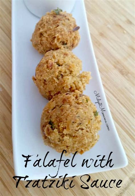 Falafel with Tzatziki Sauce Recipe