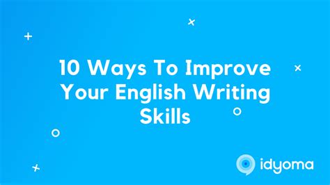 Writing Skills In English