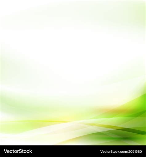 Abstract Smooth Green Flow Background Royalty Free Vector