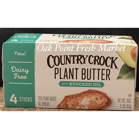 Country Crock Dairy Free Plant Butter With Avocado Oil Ea Butter