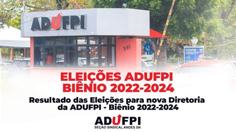 Confira o resultado das Eleições para nova Diretoria da ADUFPI Biênio