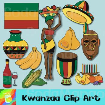 Kwanzaa Clip Art Bundle by SodaManao | TPT