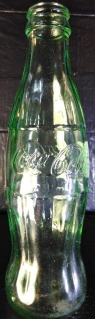 Vintage Embossed Green Hobble Skirt Coca Cola Bottle 8 Fl Oz New