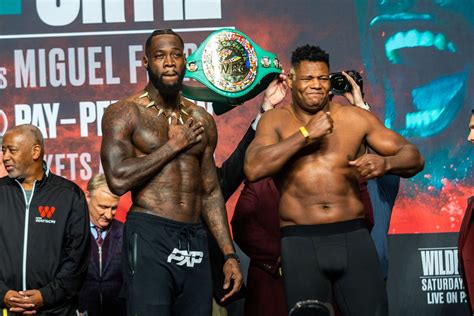 Wilder Vs Ortiz Weigh In Results Nery And Ceja Miss Weight Bad