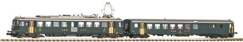 PIKO 94167 Triebwagen Set RBe 4 4 Bt Steuerwagen Ep IV SBB Sound