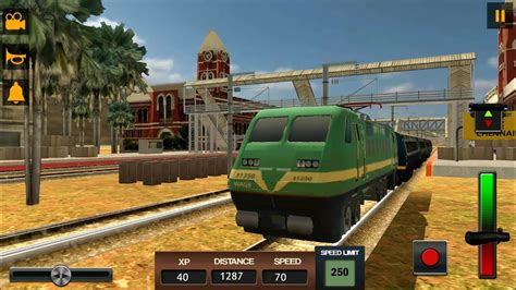 Indian Electric Train Simulator Train Driver Game Android Gameplay