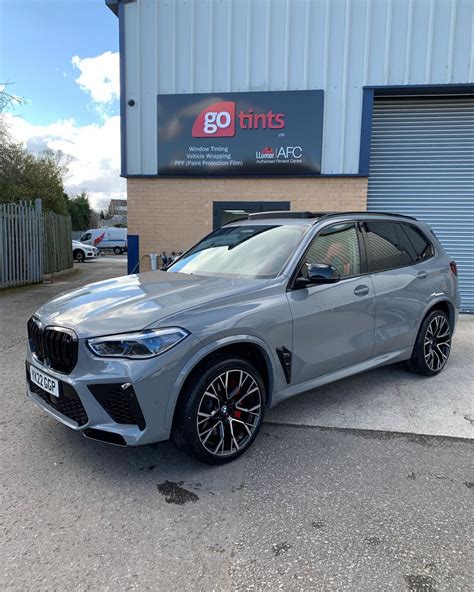 PPF And Ceramic Coating Installed On Nardo Grey BMW X5M Go Tints