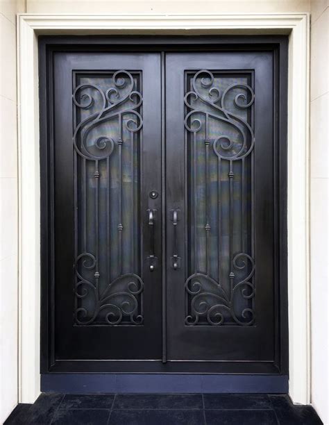 A Unique Wrought Iron Entry Door By Adoore Iron Designs Located In