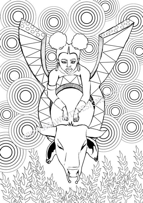 Adult Coloring Book Printable Pdf Taurus Zodiac Sign Etsy