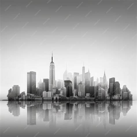 Premium AI Image | Subtle Monochromatic Charm Grayscale Minimalism in