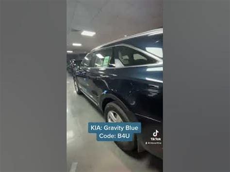 Kia Gravity Blue Color Code : B4U - YouTube
