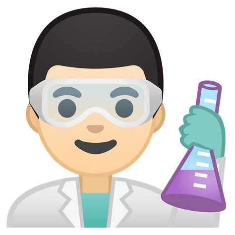 Man Scientist Free Vector Emoji On Creazilla