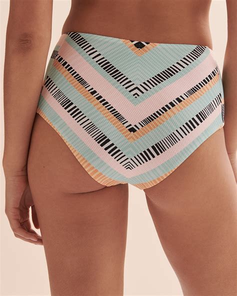 Rip Curl Bas De Bikini Taille Haute Ripple Effect Imprim Bikini