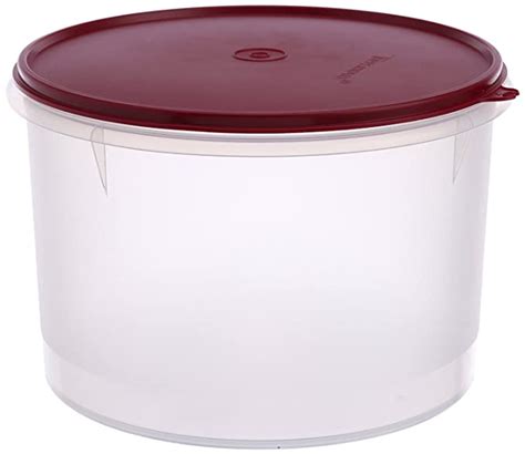 Tupperware Plastic Storer L Red Amazon In Home Kitchen