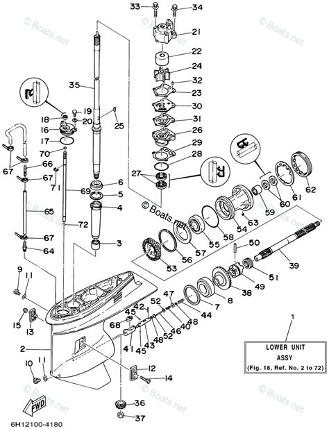 Yamaha Outboard 2002 Oem Parts Diagram For Lower Casing Drive 1