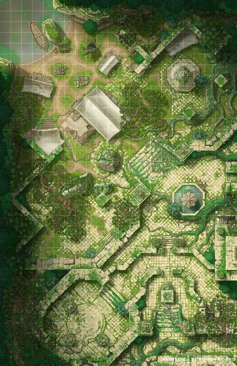 Expedition Into The Jungle Ruins 22x34 Rbattlemaps