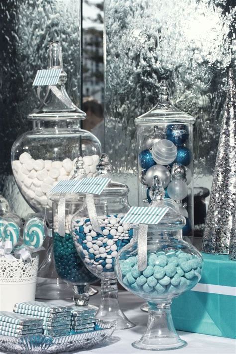 Blue And Silver Themed Party Winter