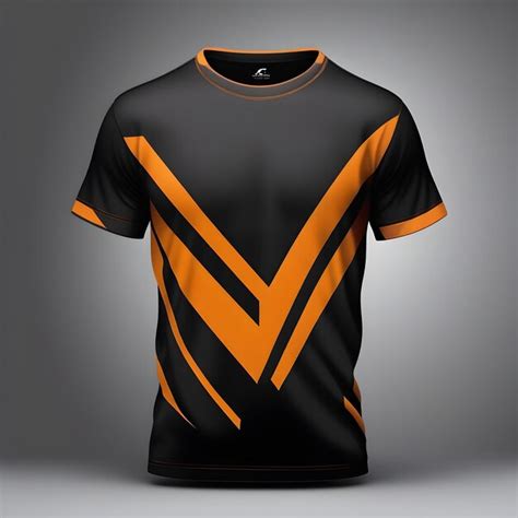 Soccer Jersey Or Football Kit Template For Football Kit Orange And