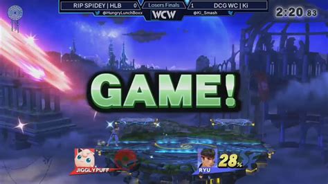 Wcw Rip Spidey Hlb Jigglypuff Vs Dcg Wc Ki Ryu Losers