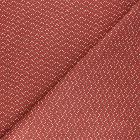 Oeko Tex Cretonne Cotton Fabric Terracotta Cil MPM