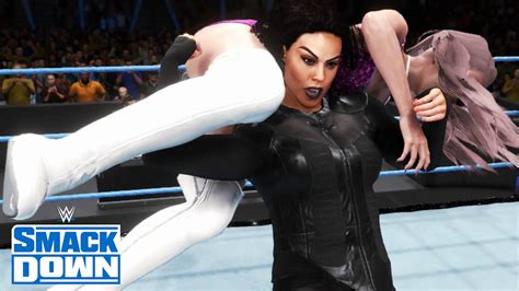 Wwe 2k20 Smackdown Floriane Vs Tamina Youtube