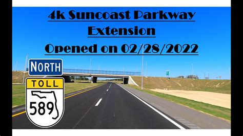 K Sr North Suncoast Parkway Extension Opened On Youtube