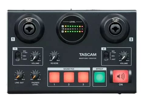 Ministudio Creator Placa De Som Tascam Us B Parcelamento Sem Juros