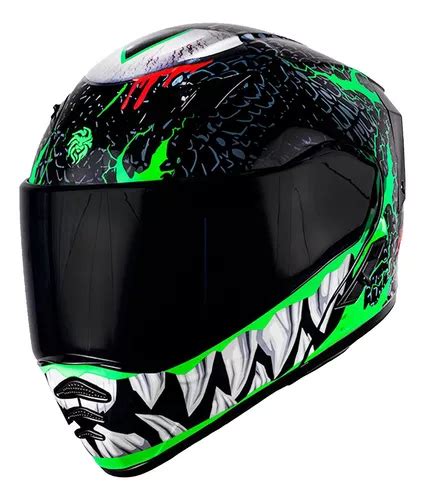 Casco Kov Abatible Estelar Troll Certificado Dot Mica Humo