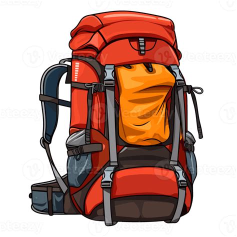 Hiking Backpack Clipart Generative Ai 26912547 PNG