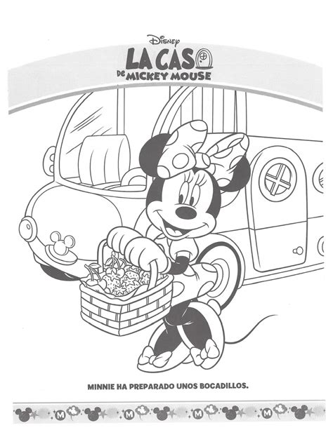 La Casa De Mickey Mouse Para Colorear Imagui