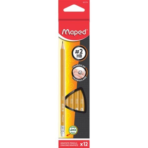 Maped Helix Usa Num Triangular Graphite Pencils Pack Of Kroger