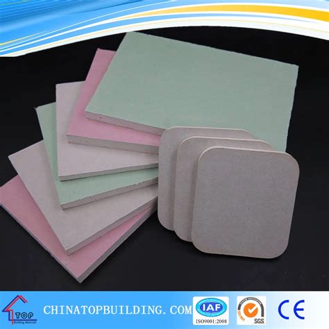 Moisture Resistance Gypsum Board Plasterboard Drywall Board China