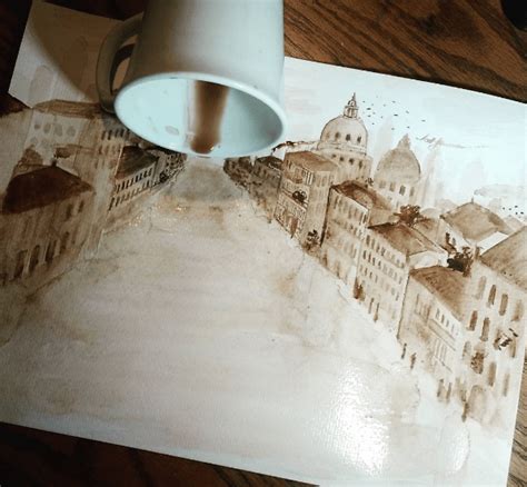 Learn The Basic Coffee Painting Techniques For Beginner