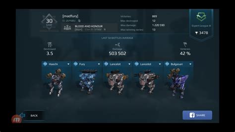 War Robots Dash Bots And My Fury With 3x Tempest Blood And Honour Clan